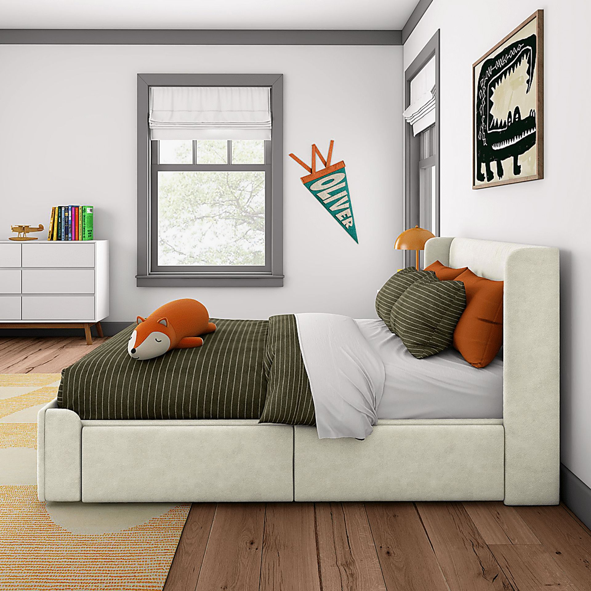 Kids Evosa II Cream Full Bed - Image 2
