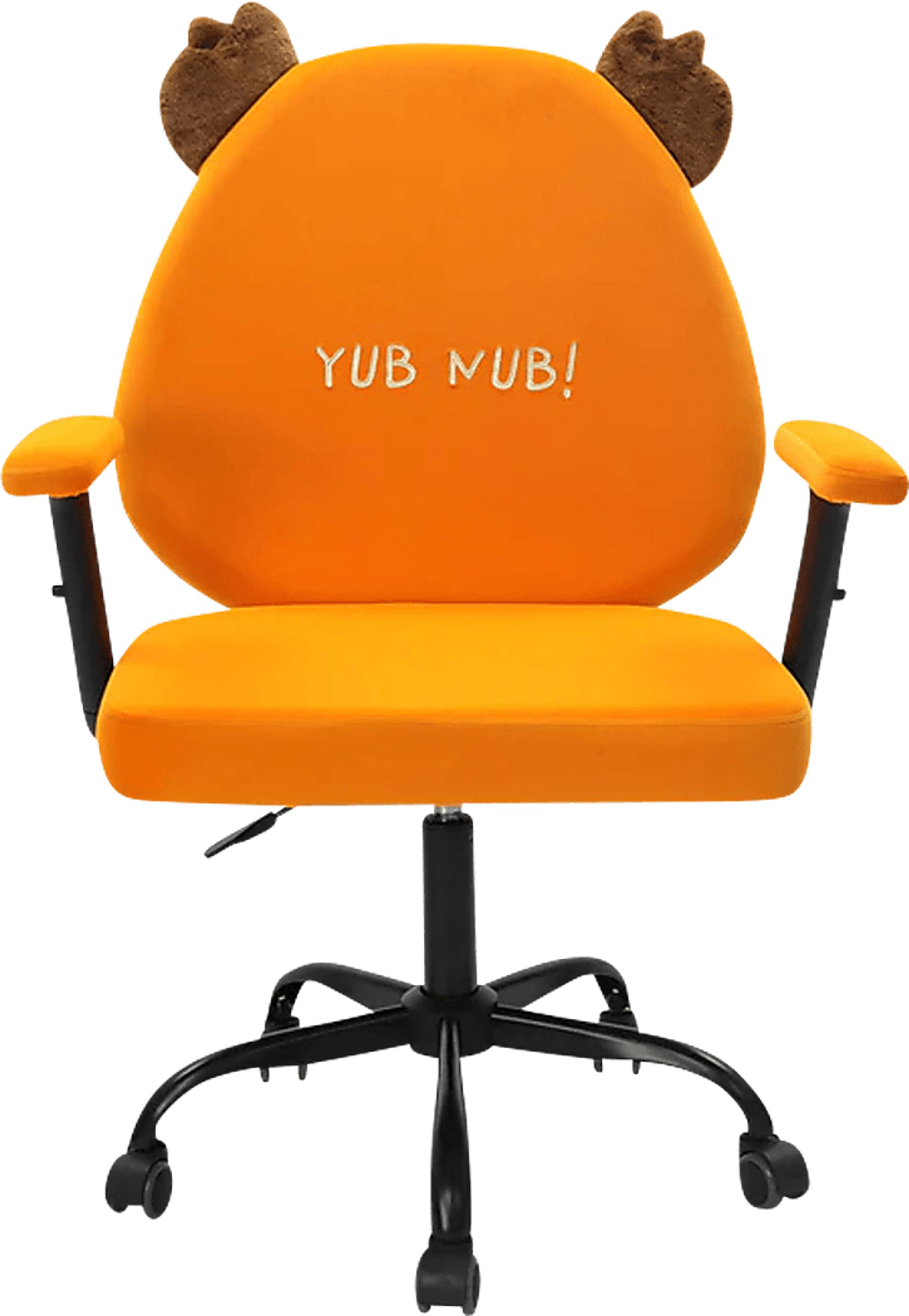 Kids Ewok Orange Swivel Chair - Image 2