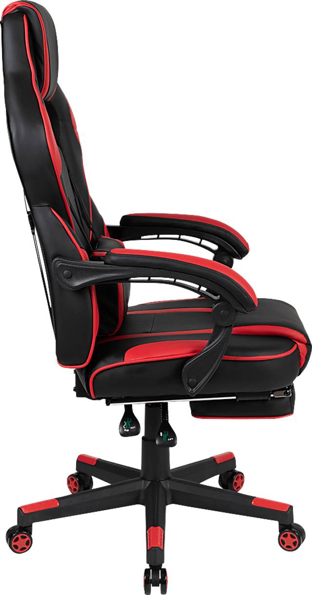 Exfor Red Ergonomic PC Gaming Chair with Footrest - Thumbnail - Image 2