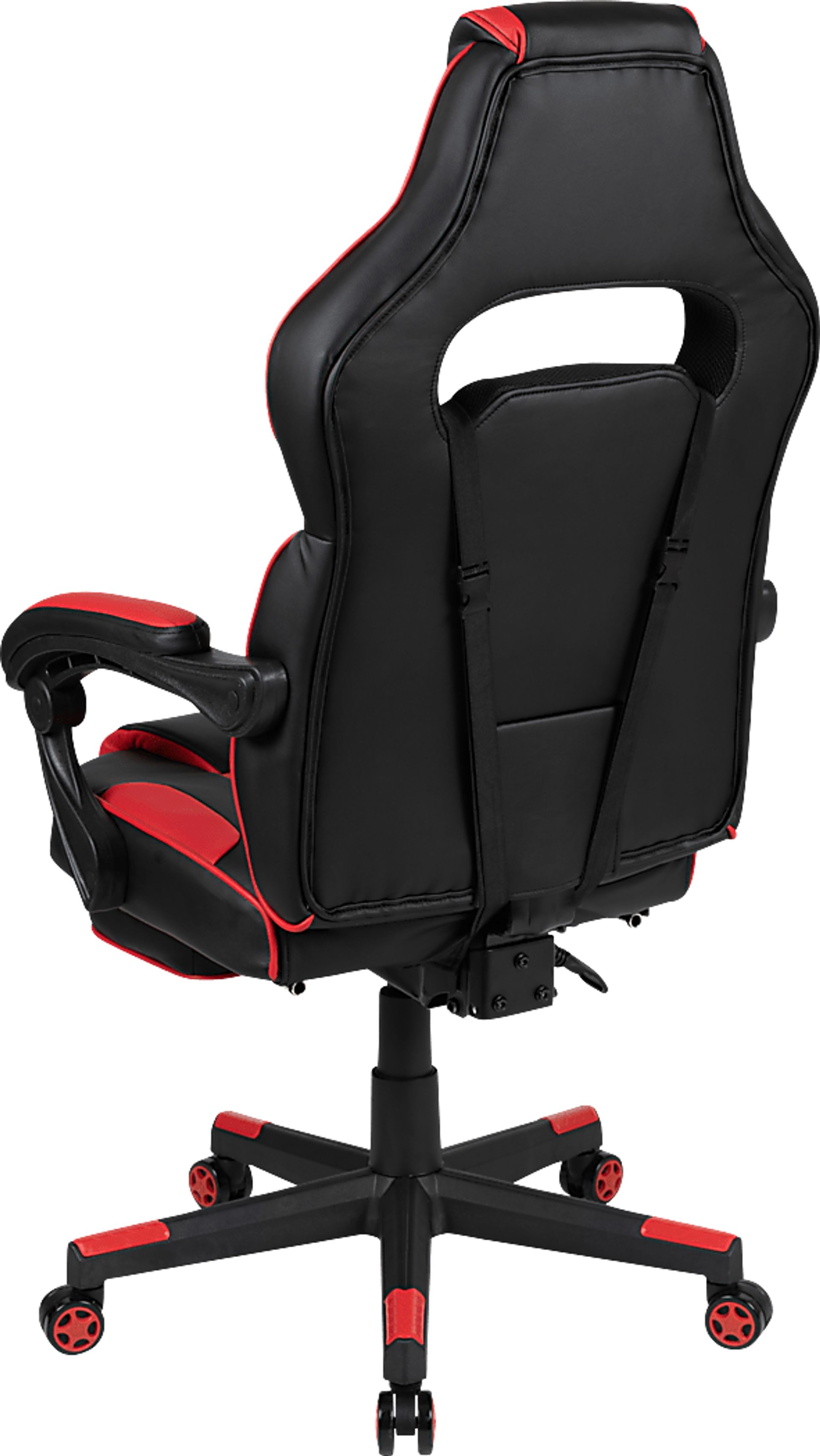 Exfor Red Ergonomic PC Gaming Chair with Footrest - Image 3