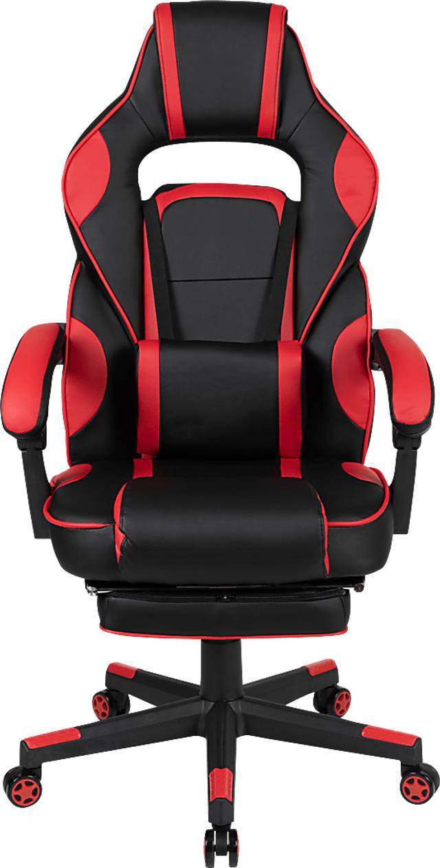 Exfor Red Ergonomic PC Gaming Chair with Footrest - Thumbnail - Image 4