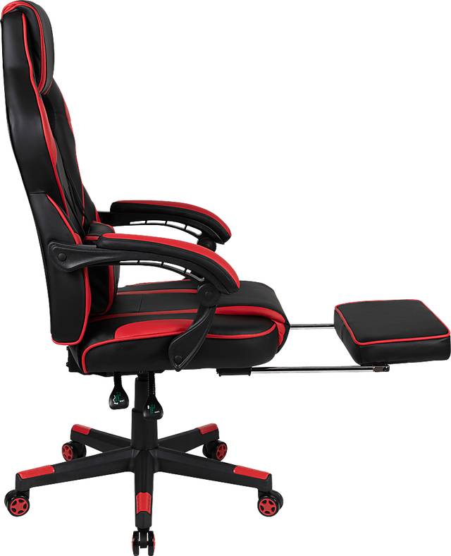 Exfor Red Ergonomic PC Gaming Chair with Footrest - Thumbnail - Image 6