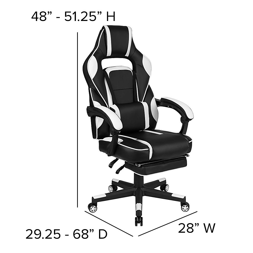 Exfor Ergonomic PC Gaming Chair with Footrest - Thumbnail 2