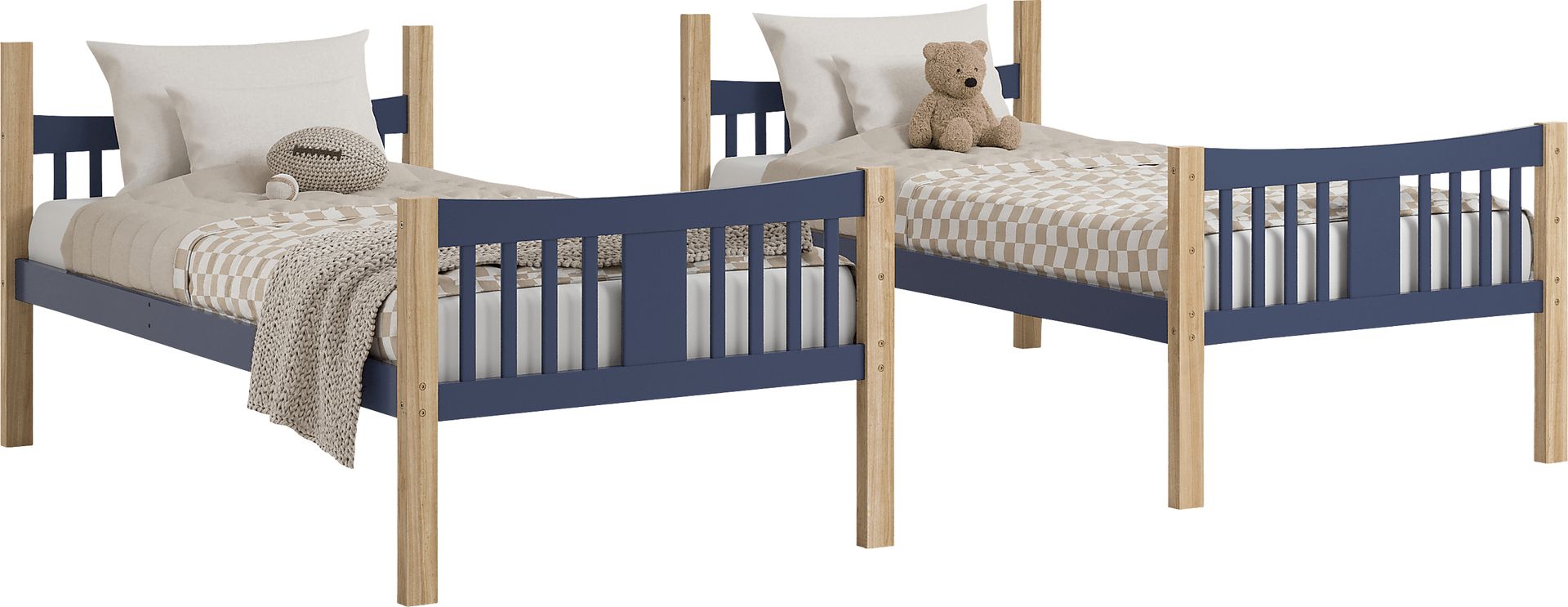 Kids Fablea Blue Twin/Twin Bed - Image 4
