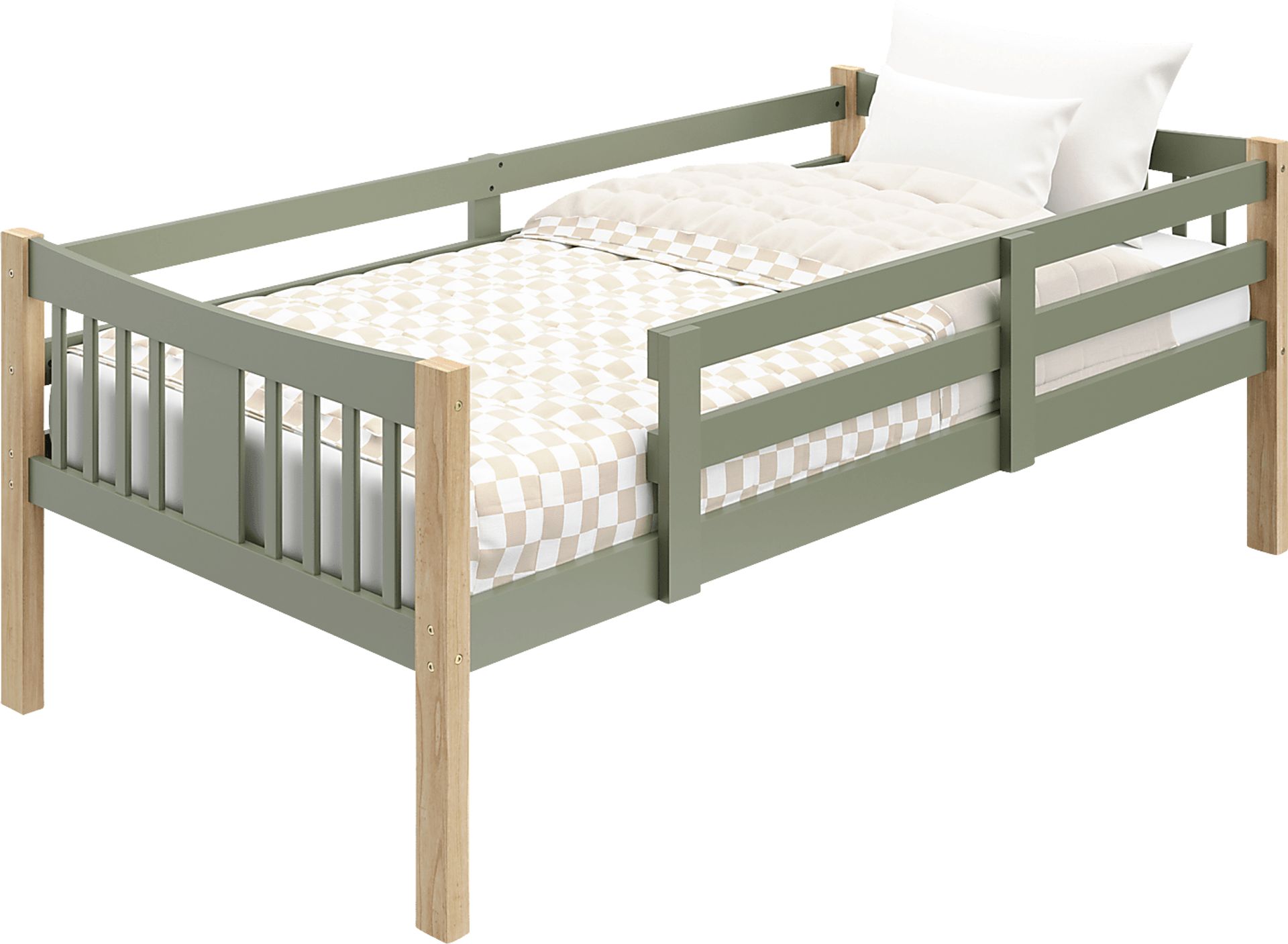 Kids Fablea Olive Twin/Twin Bunk Bed - Image 11