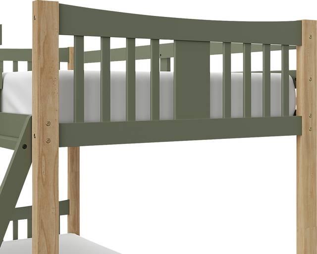 Kids Fablea Olive Twin/Twin Bunk Bed - Thumbnail - Image 6