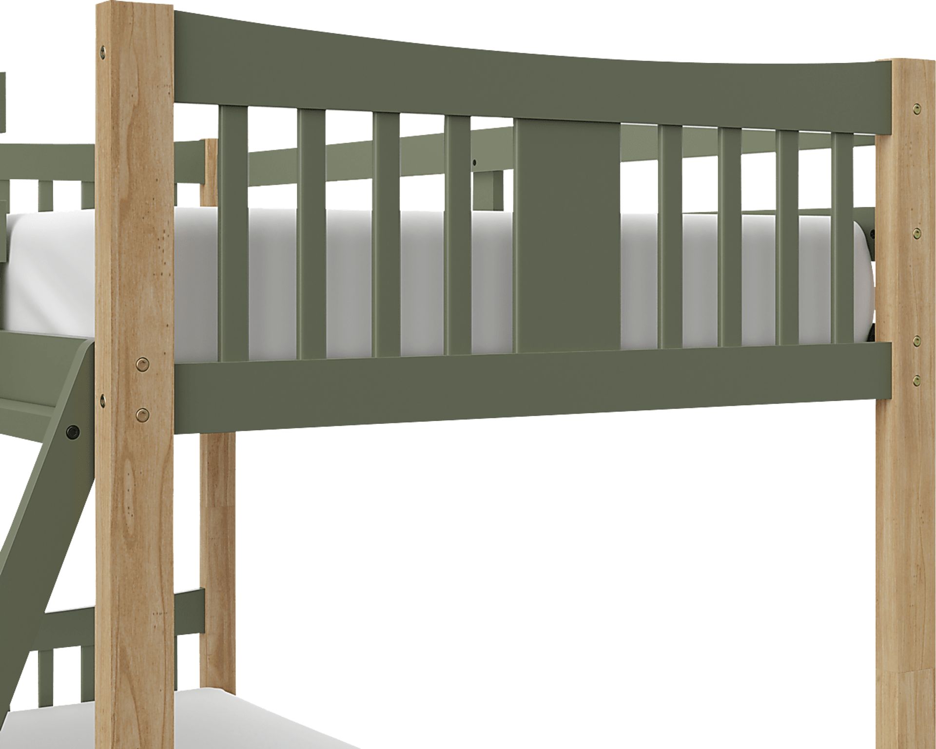 Kids Fablea Olive Twin/Twin Bunk Bed - Image 6