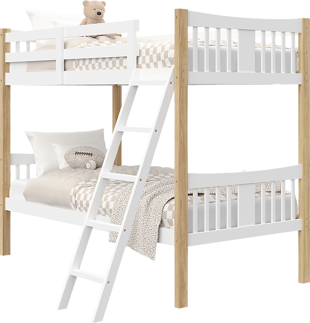 Kids Fablea White Twin/Twin Bunk Bed