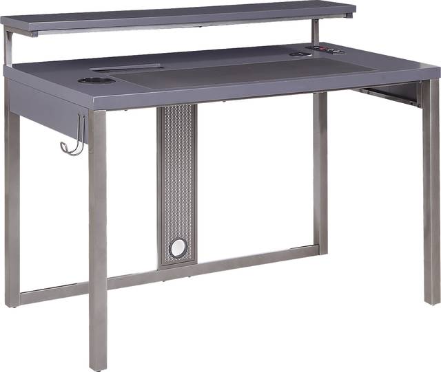 Kids Falkor Gray 48 in. Gaming Desk - Thumbnail - Image 1