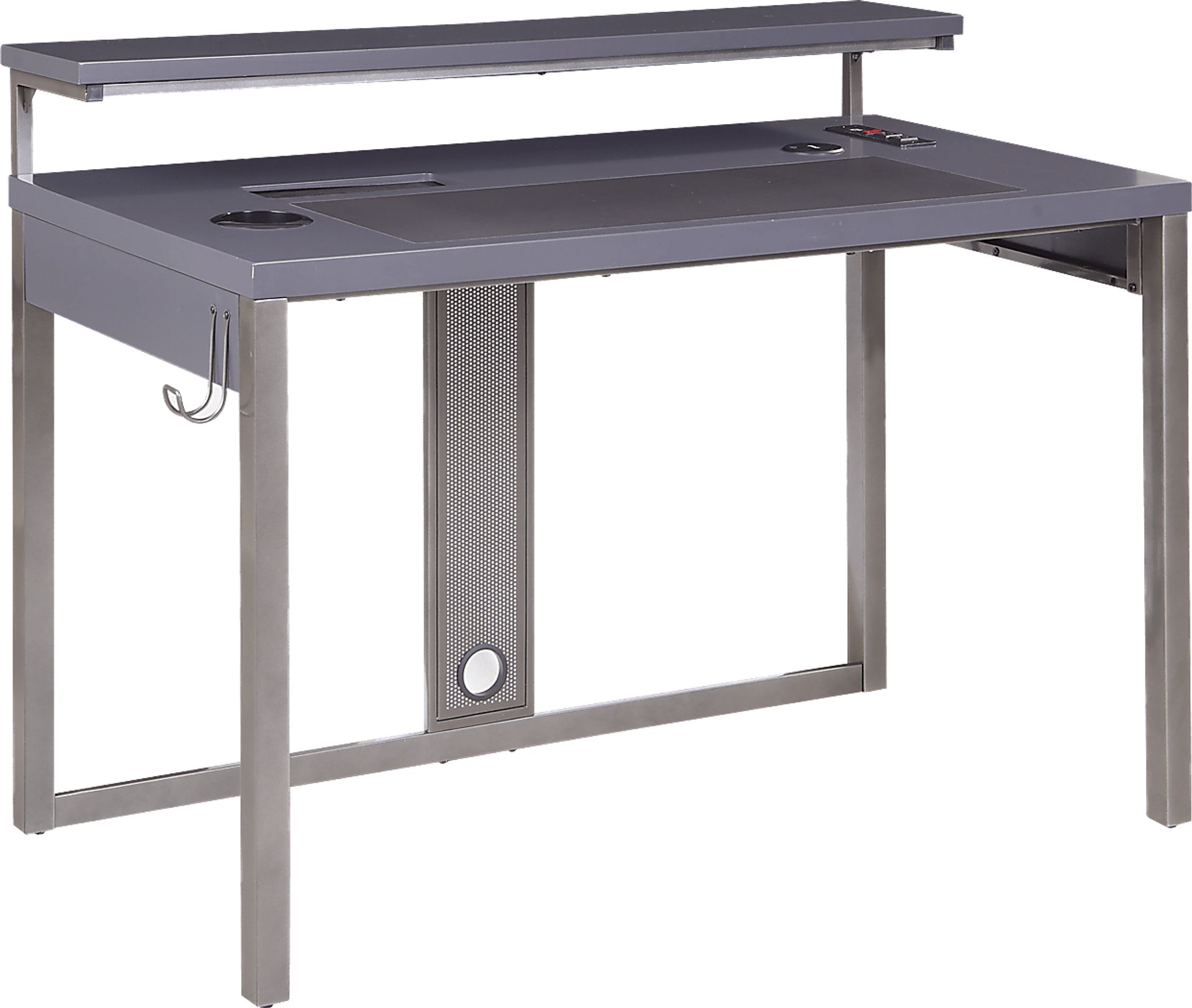 Kids Falkor Gray 48 in. Gaming Desk - Image 1