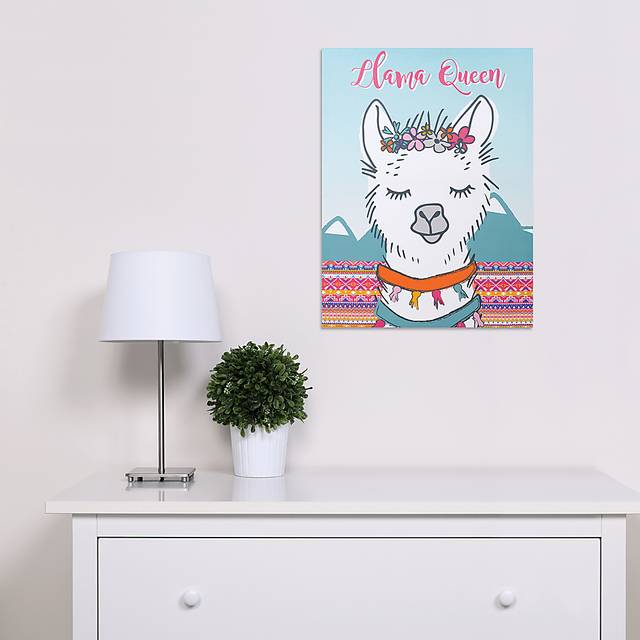 Kids Fancy Llama White Artwork - Thumbnail - Image 2