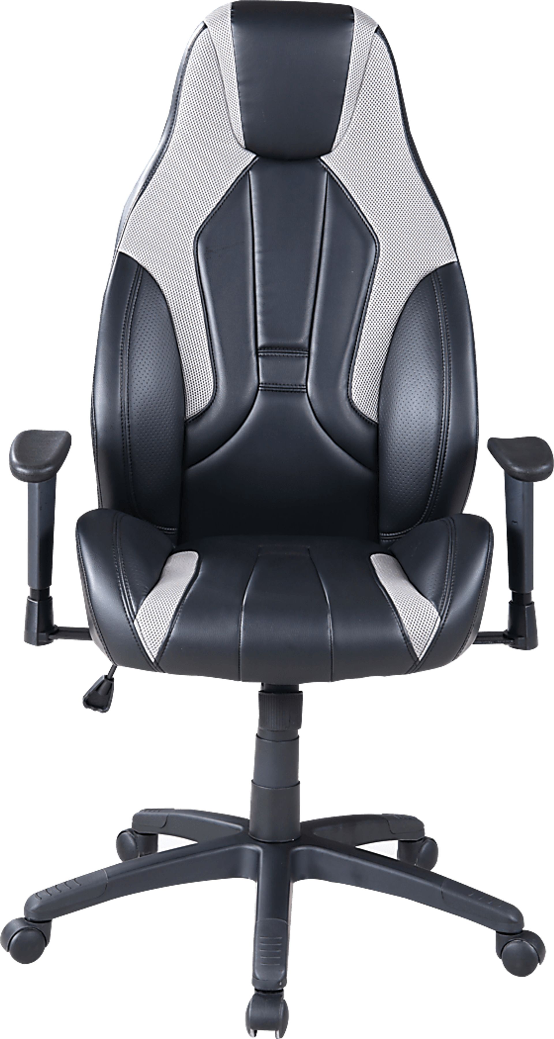 Kids Faryn Black/Gray Gaming Desk Chair - Image 2