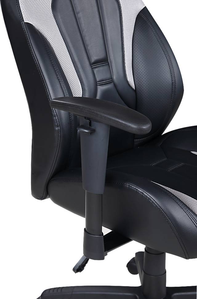 Kids Faryn Black/Gray Gaming Desk Chair - Thumbnail - Image 5