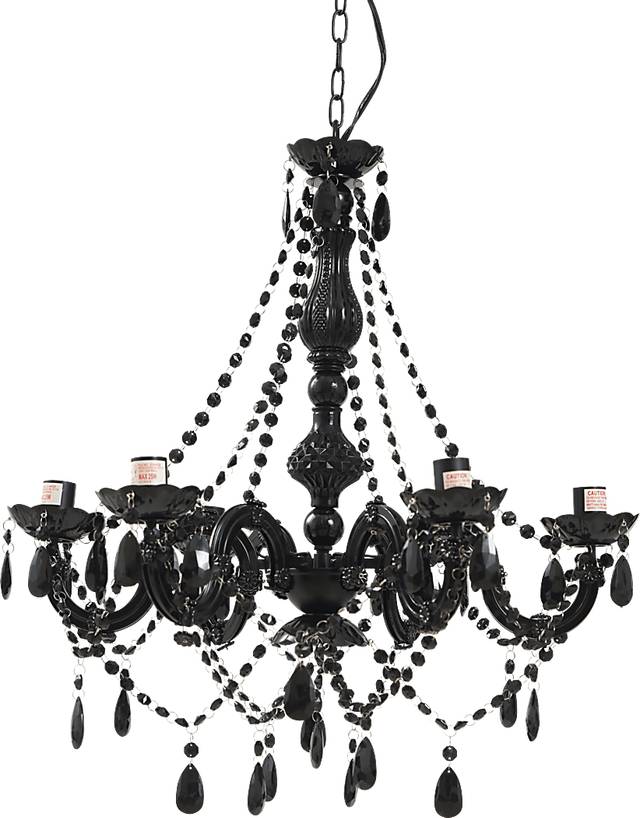 Kids Fashionista Decor Black Chandelier - Thumbnail - Image 1