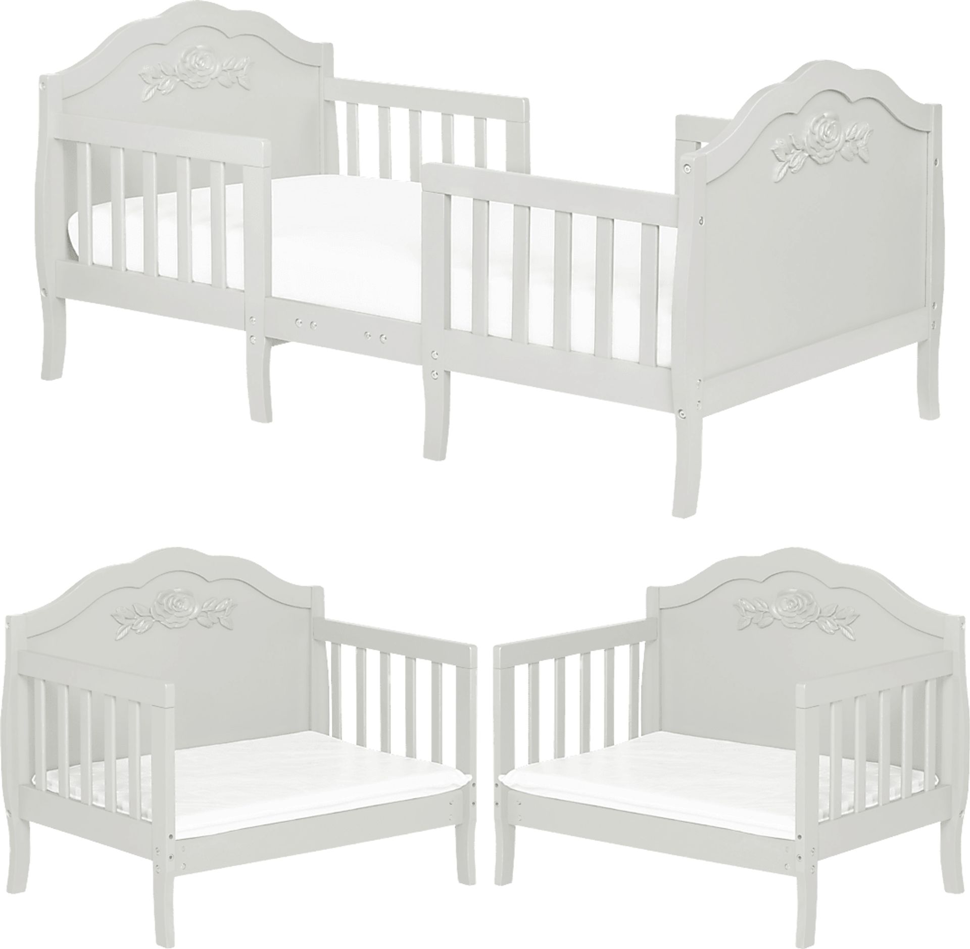 Kids Faylo Gray Toddler Bed - Image 2