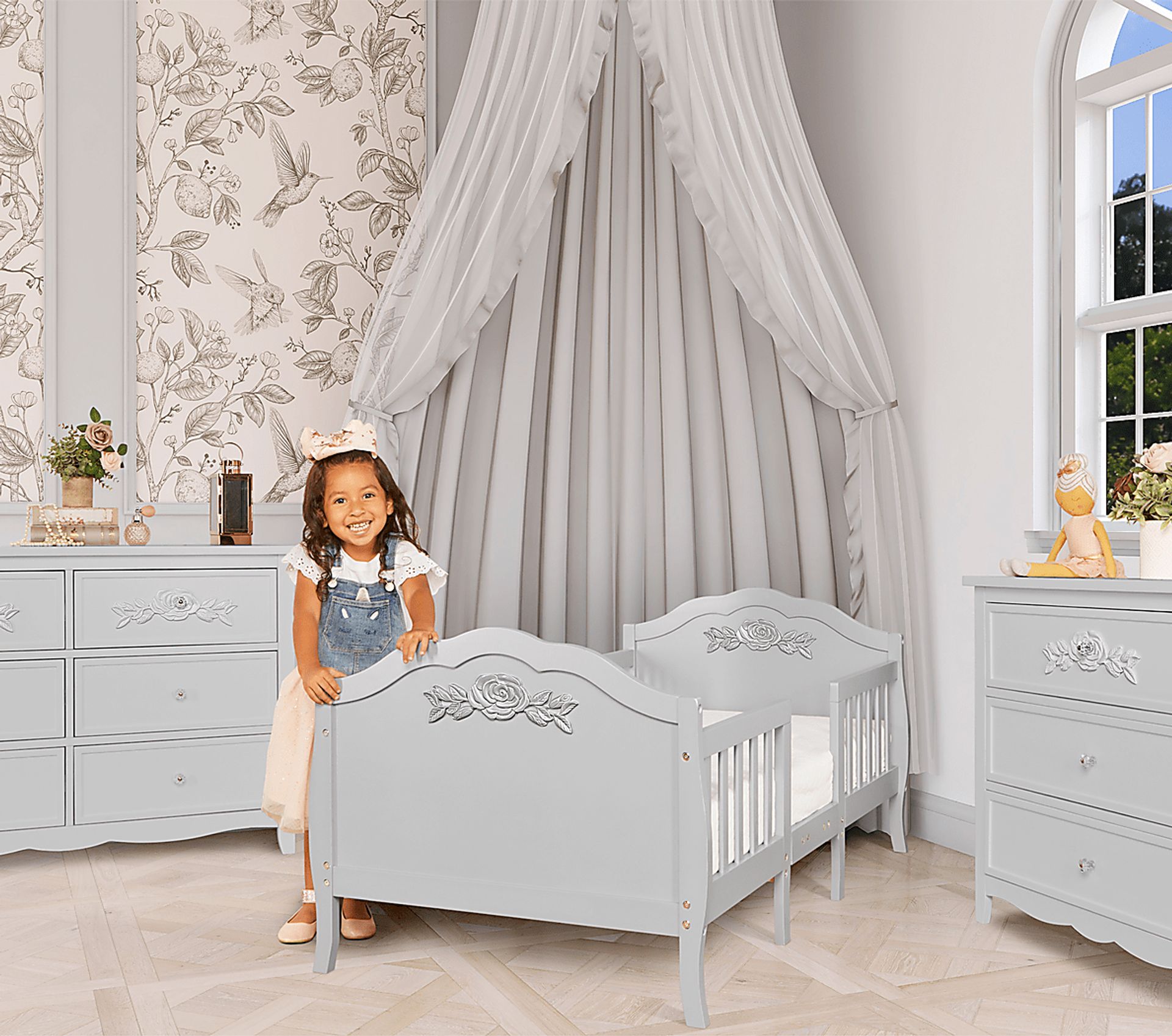 Kids Faylo Gray Toddler Bed - Image 4