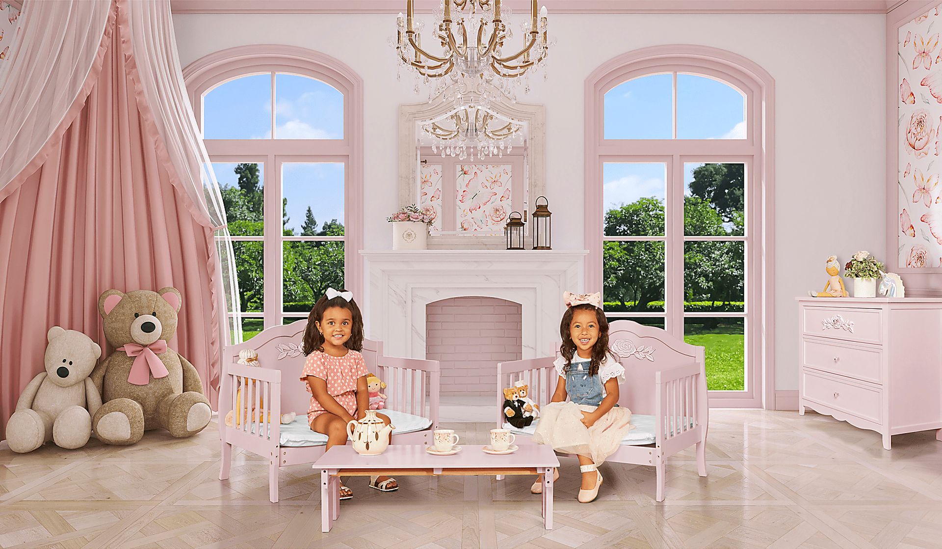 Kids Faylo Pink Toddler Bed - Image 5