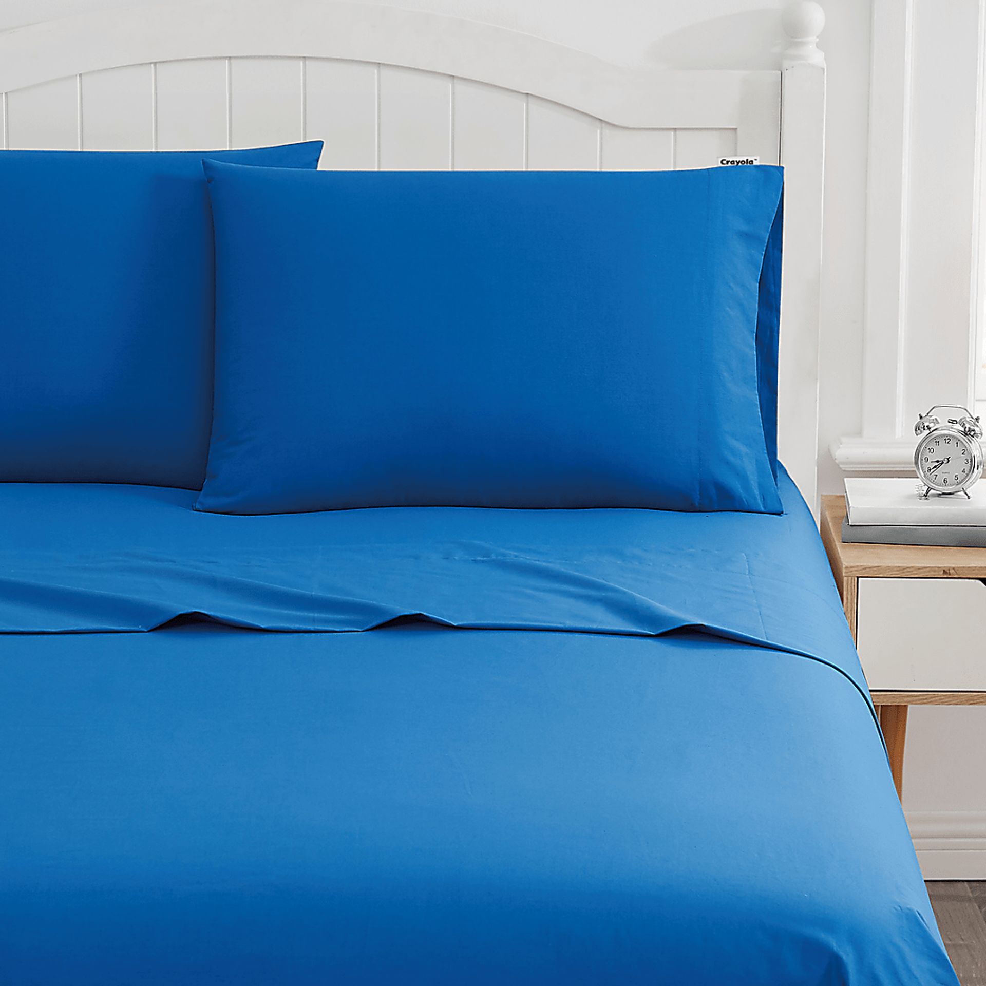 Kids Feeling Bright Blue 4 Pc Full Sheet Set - Image 5