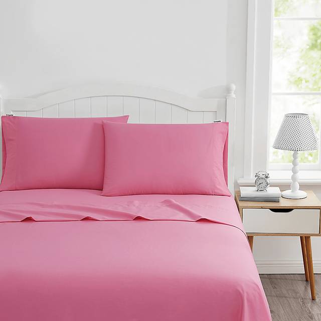Kids Feeling Bright Pink 3 Pc Twin Sheet Set - Thumbnail - Image 2