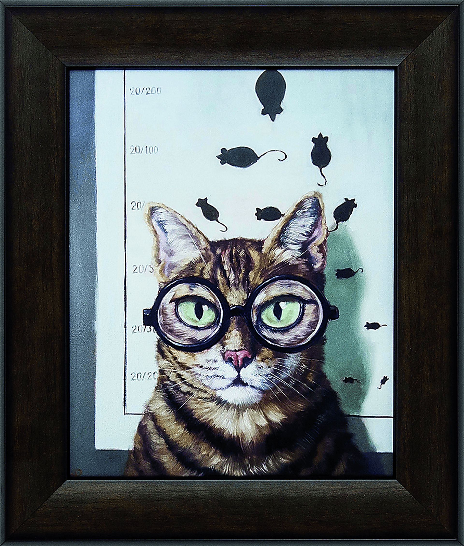 Kids Feline Eye Exam Artwork - Image 1
