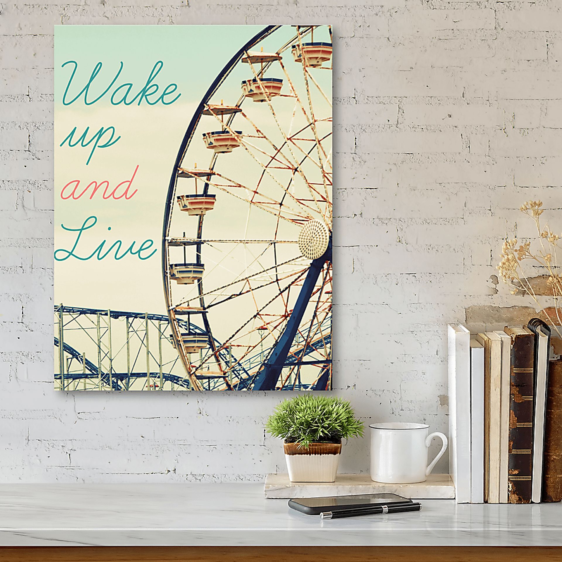 Kids Ferris Wheel Fun Cream Artwork - Image 2