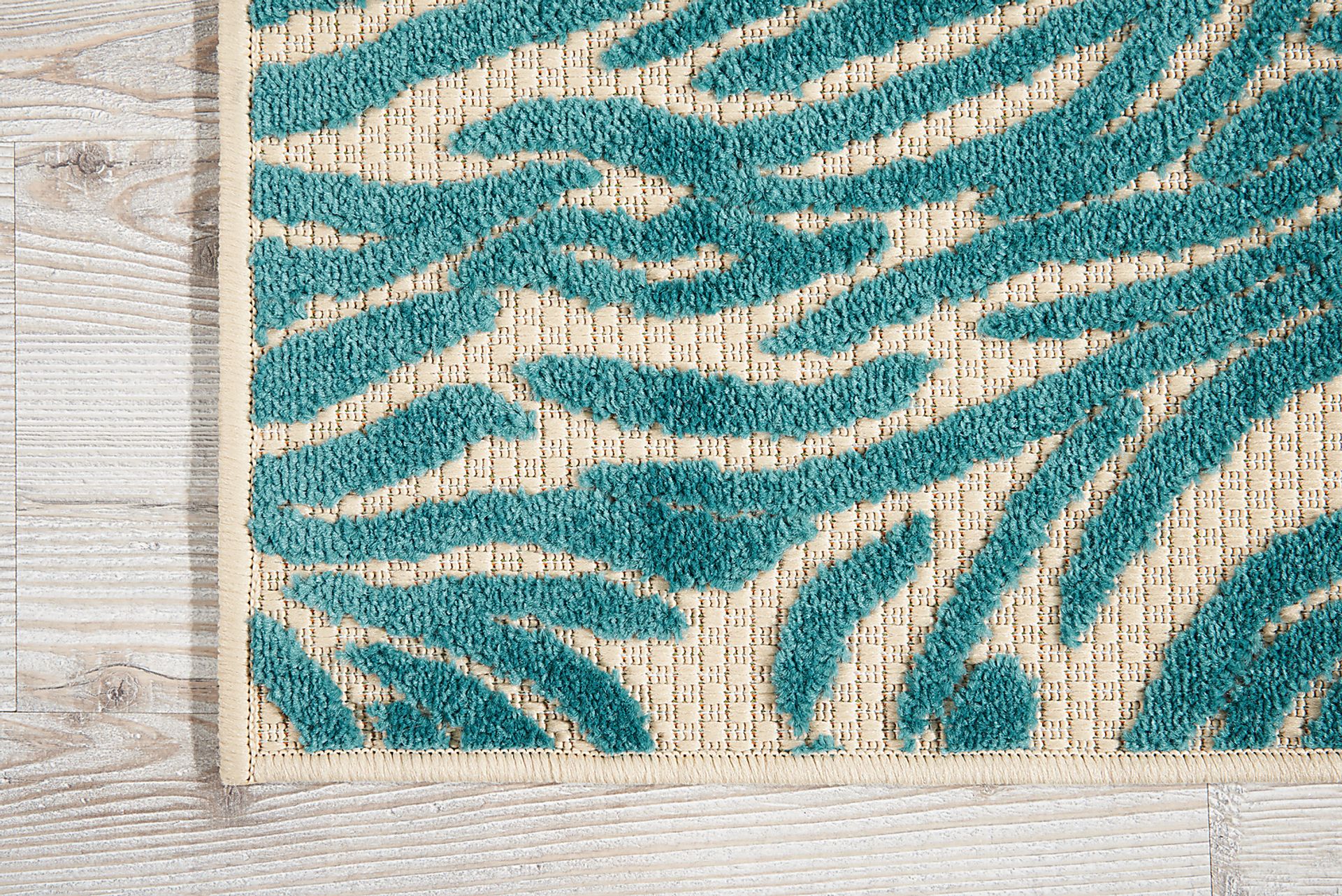 Kids Festive Coral Aqua 3' x 4' Rug - Image 2