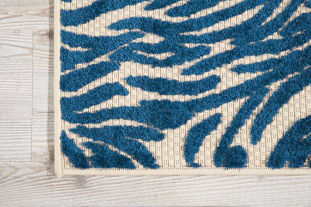 Kids Festive Coral Navy 3' x 4' Rug - Thumbnail - Image 2