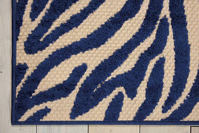 Kids Festive Coral Navy 4' x 6' Rug - Thumbnail - Image 2