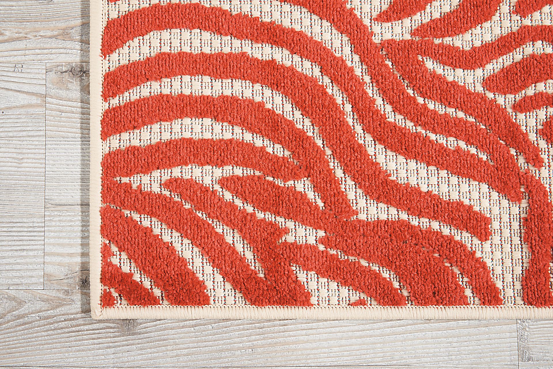 Kids Festive Coral Red 3' x 4' Rug - Image 2