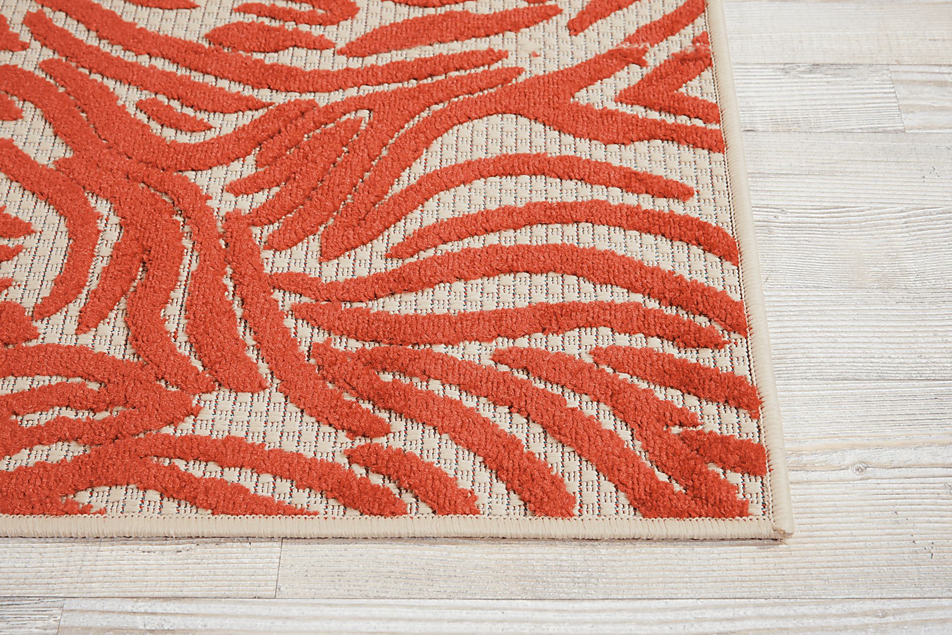 Kids Festive Coral Red 3' x 4' Rug - Image 3