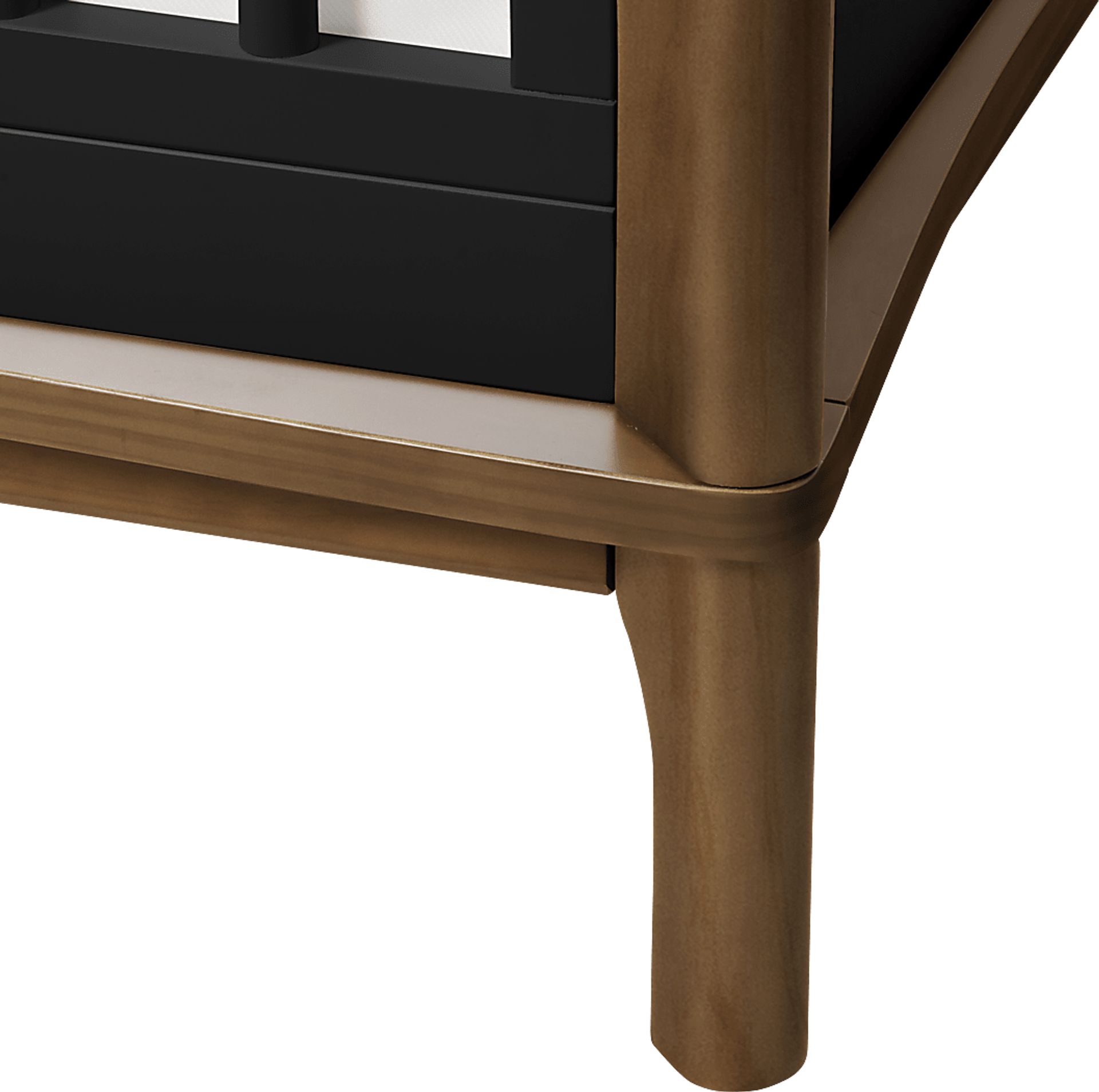 Kids Fiedu Black/Brown Convertible Crib - Image 6
