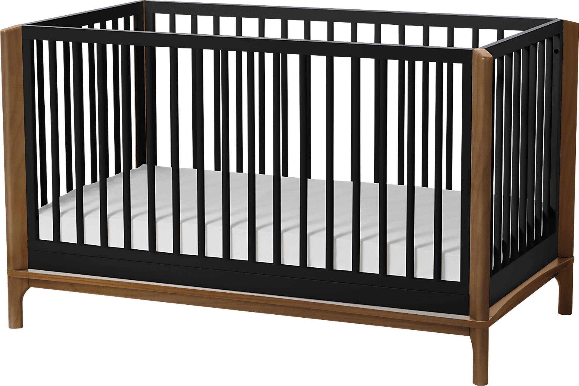 Kids Fiedu Black/Brown Convertible Crib - Image 7