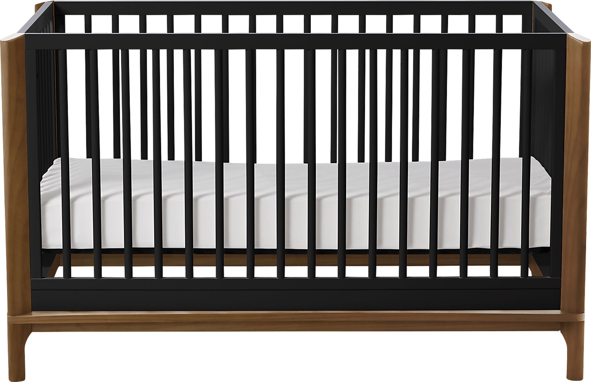 Kids Fiedu Black/Brown Convertible Crib - Image 8