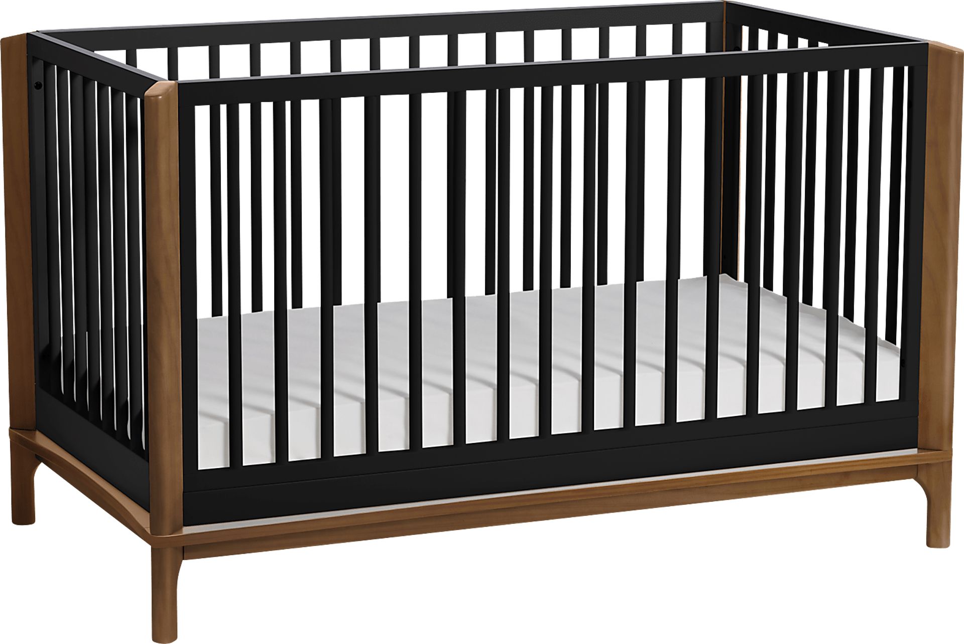 Kids Fiedu Black/Brown Convertible Crib - Image 9