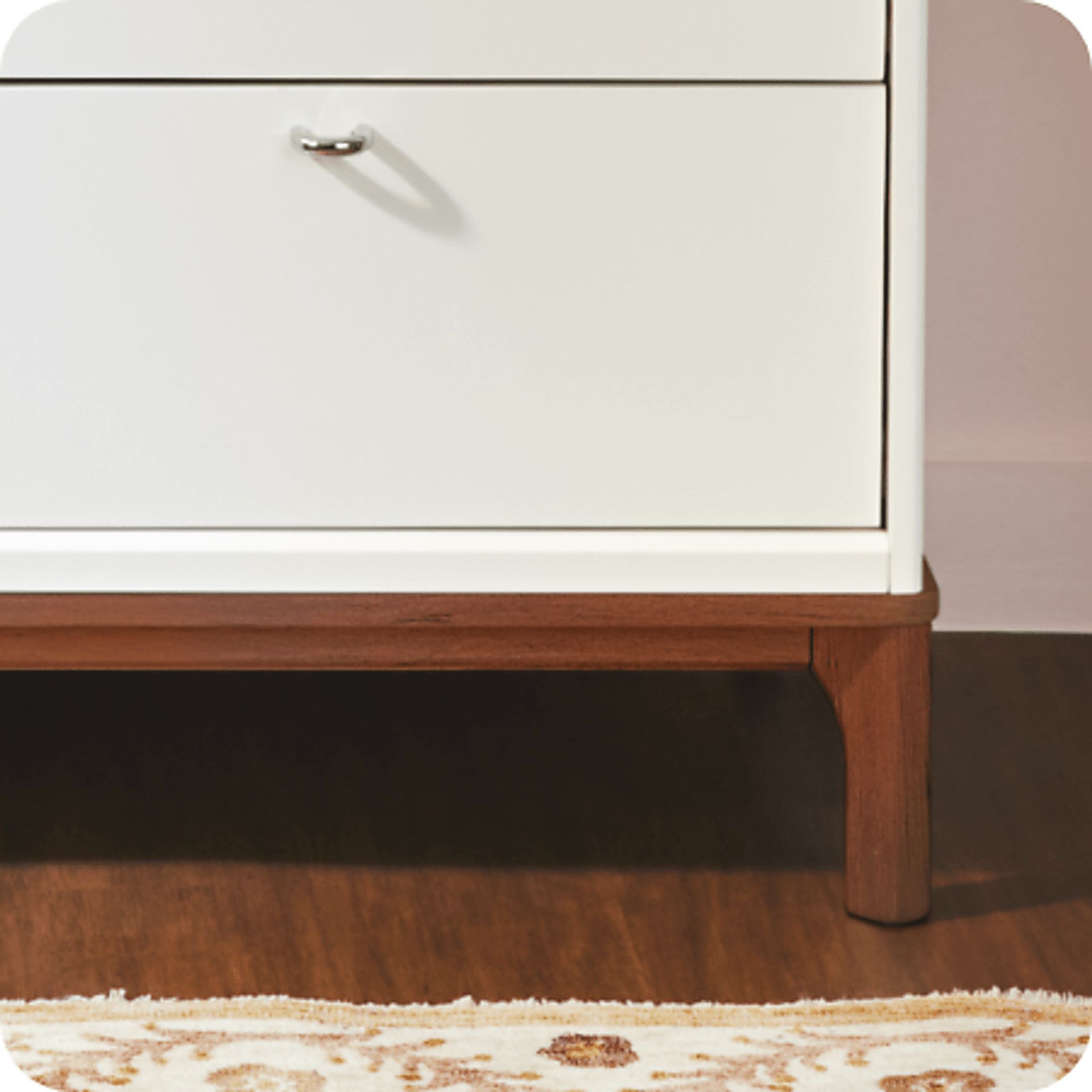Kids Fiedu White/Brown 6 Drawer Dresser - Image 5