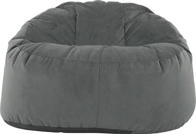 Kids Finnley Gunmetal Bean Bag Chair - Thumbnail - Image 2