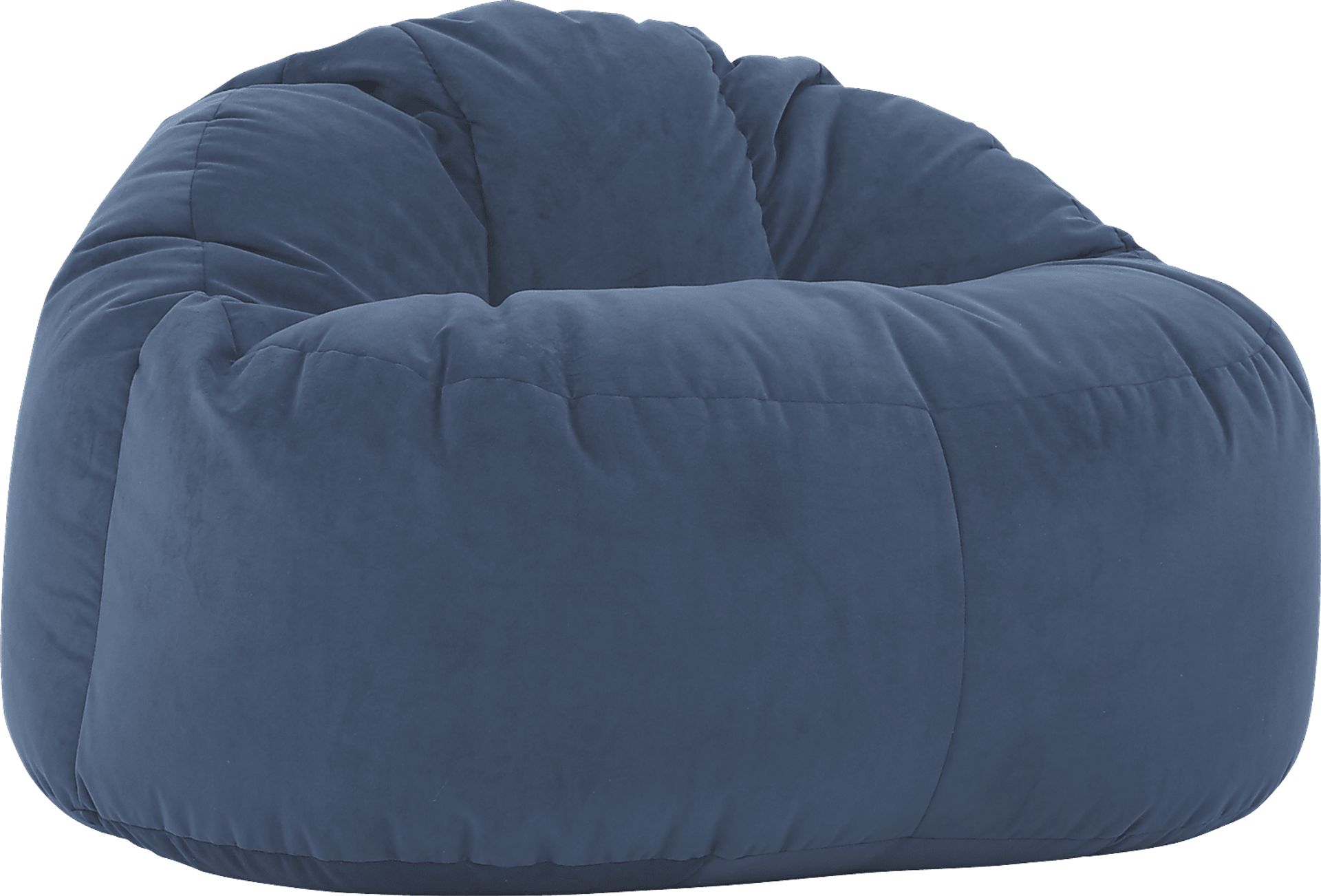 Kids Finnley Navy Bean Bag Chair - Image 1