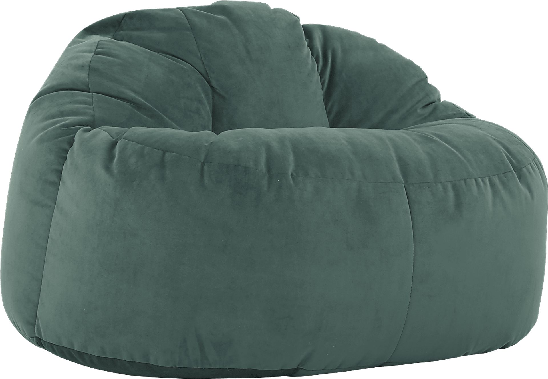 Kids Finnley Teal Bean Bag Chair - Image 1