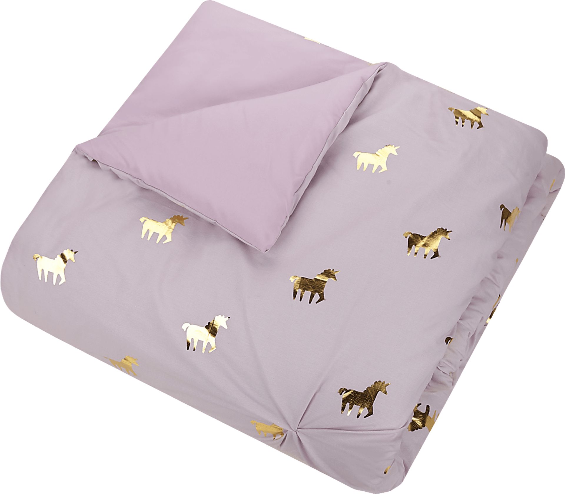 Kids Fiona Unicorn Lilac 3 Pc Twin Comforter Set - Image 3