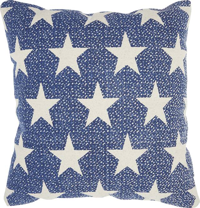 Kids Flag Way Navy Throw Pillow - Thumbnail - Image 1