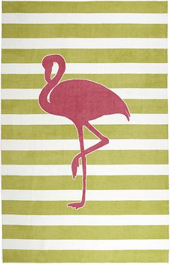 Kids Flamingo Way Fuchsia 5' x 8' Rug