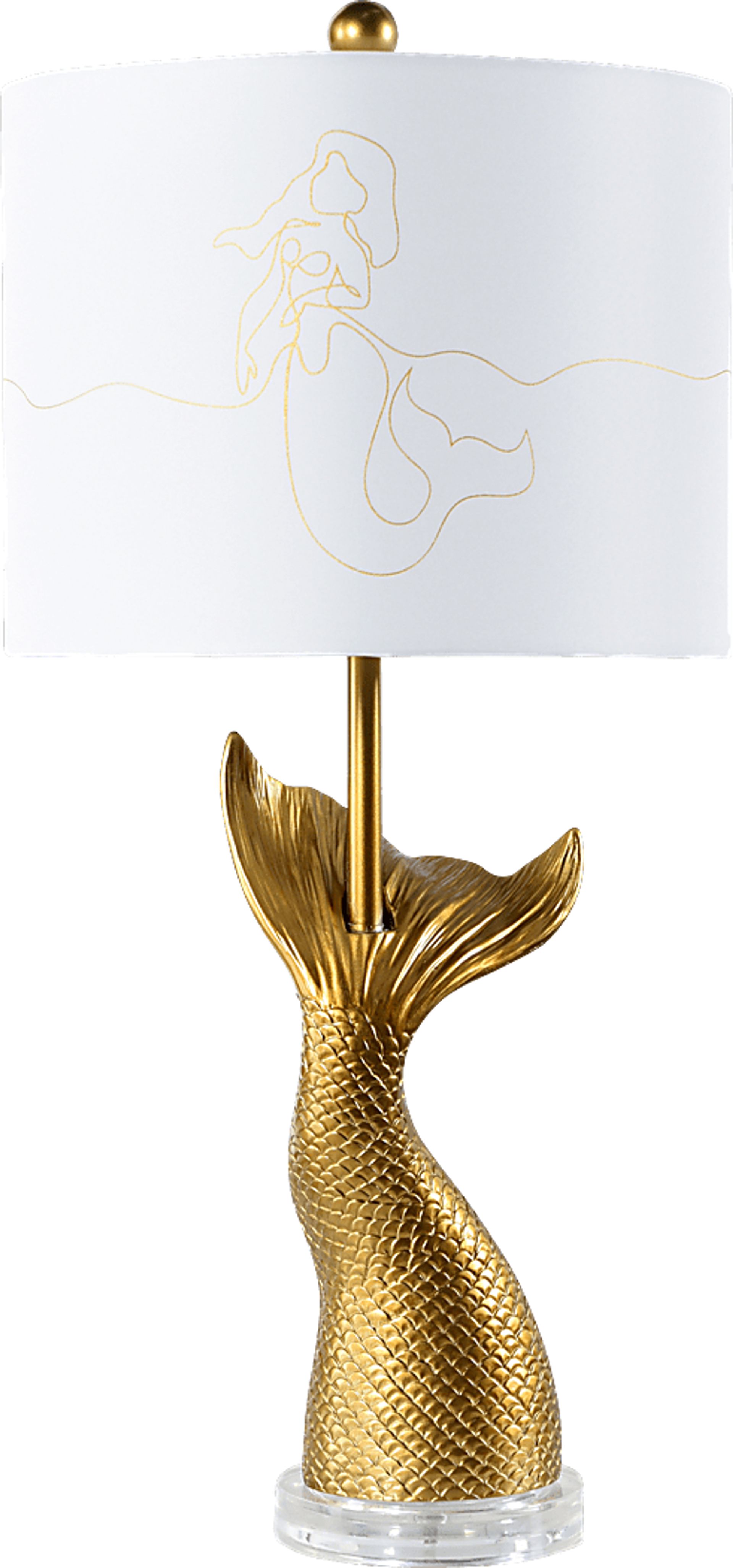Kids Fleenor Way Gold Lamp - Image 1