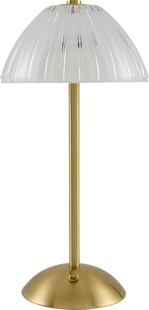 Kids Fleurly Gold Lamp
