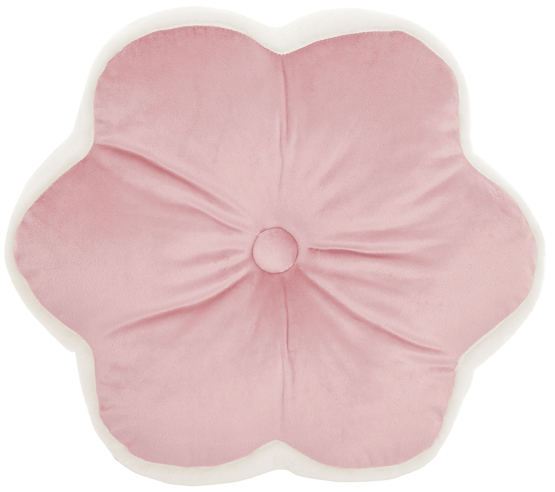 Kids Floral Bloom Blush Throw Pillow - Image 2