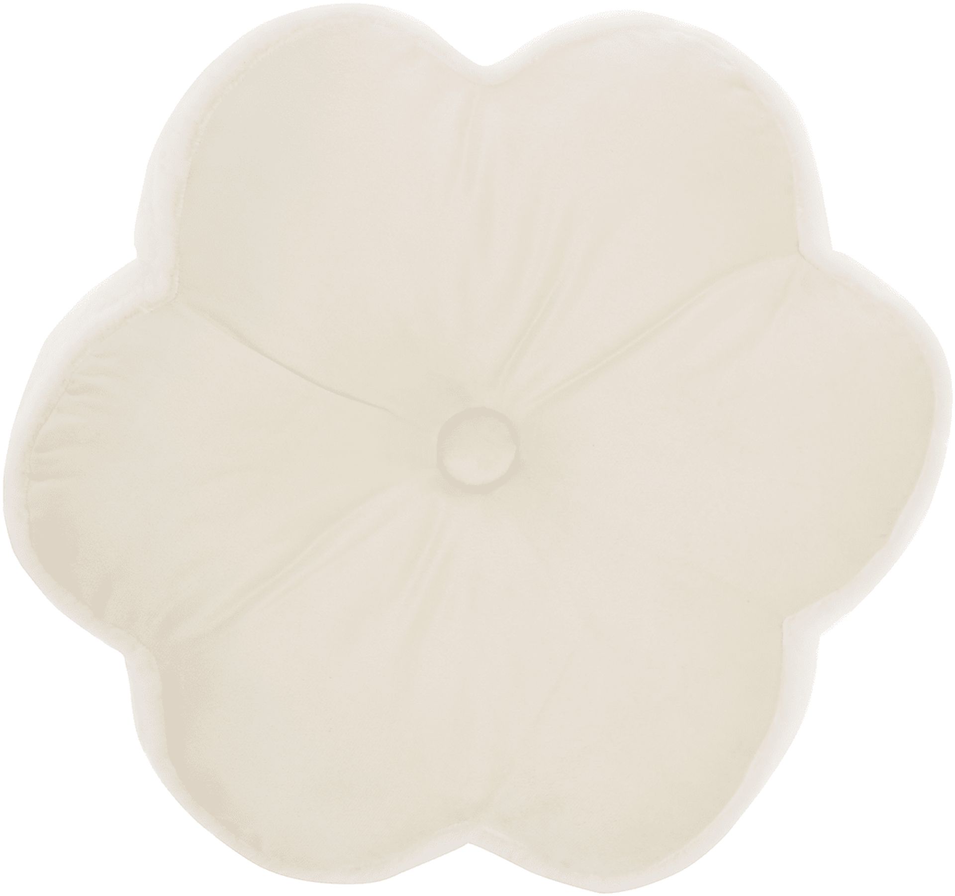 Kids Floral Bloom Ivory Throw Pillow - Image 2