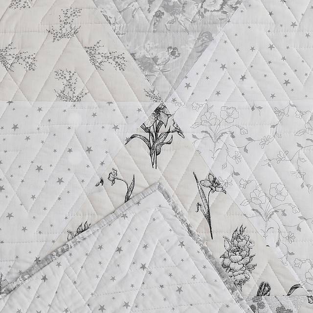Kids Floral Tales Cream  2 Pc Twin Comforter Set - Thumbnail - Image 3