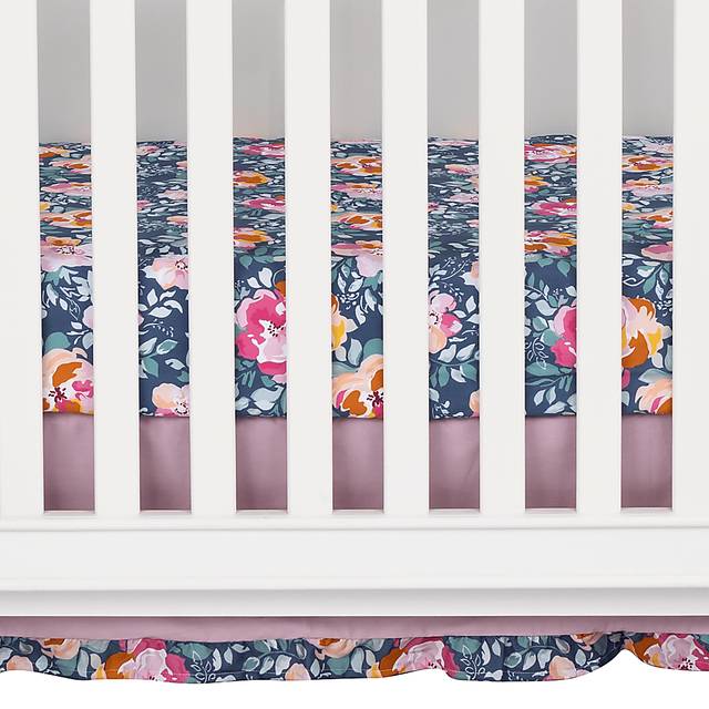 Kids Flower Snooze Blue Baby Bedding Set - Thumbnail - Image 11