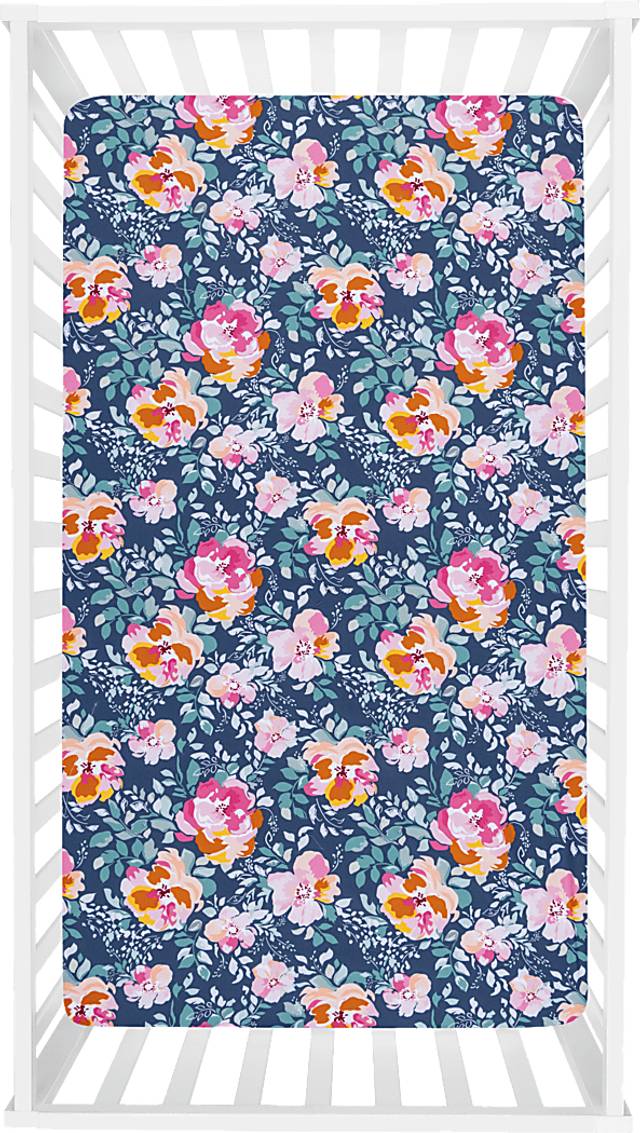 Kids Flower Snooze Blue Baby Bedding Set - Thumbnail - Image 6