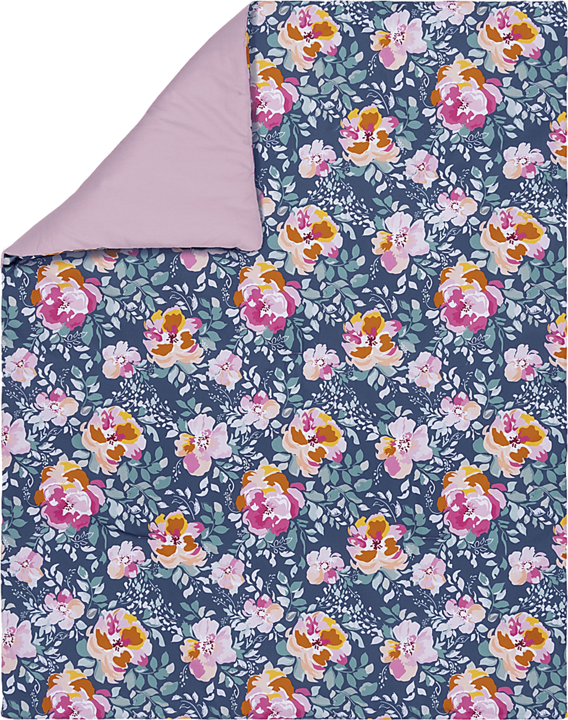 Kids Flower Snooze Blue Baby Bedding Set - Image 7