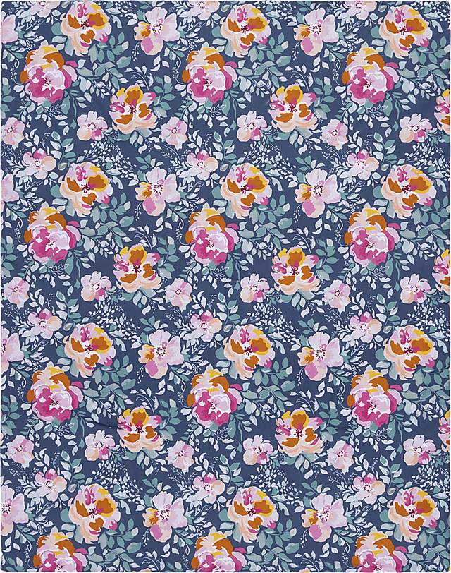 Kids Flower Snooze Blue Baby Bedding Set - Thumbnail - Image 8